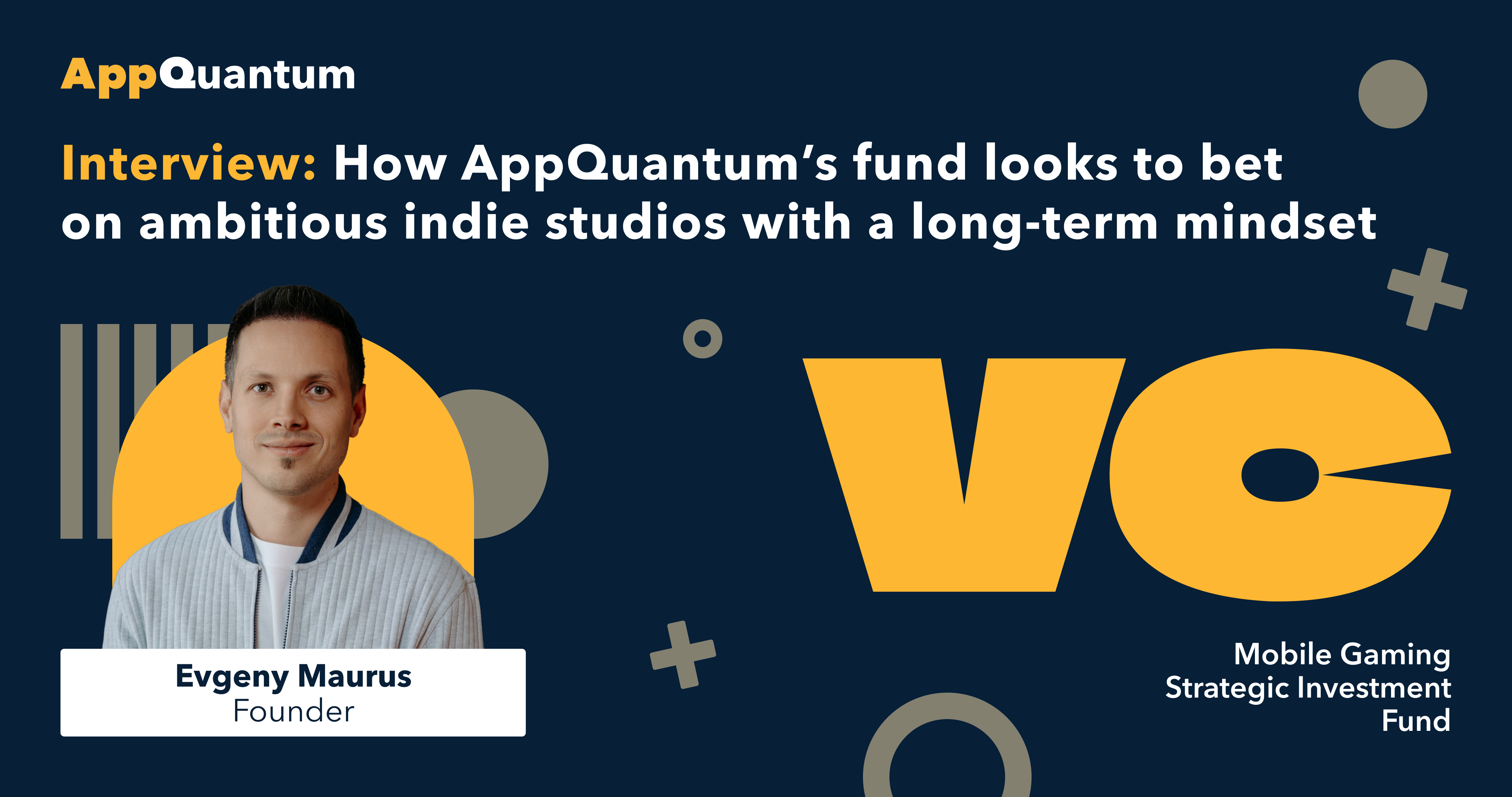 How AppQuantum’s fund looks to bet on ambitious indie studios with a long-term mindset